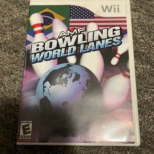 WII AMF BOWLING WORLD LANES GAME 🎳